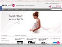 Tablet Screenshot of multishop24.pl
